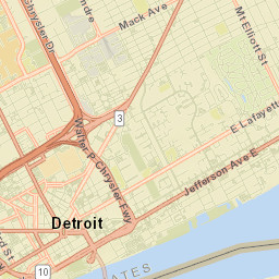 660 Woodward Ave, Detroit, MI 48226 Street Map