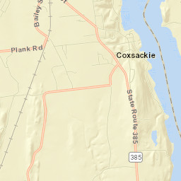 Coxsackie Street Map