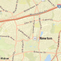 Newton Street Map