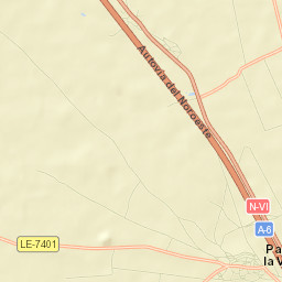 Palacios de la Valduerna Street Map