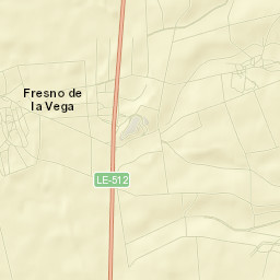 Fresno de la Vega Street Map