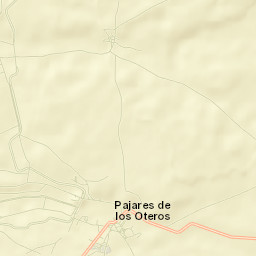 Pajares de los Oteros Street Map