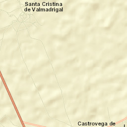 Santa Cristina de Valmadrigal Street Map