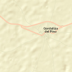 Gordaliza del Pino Street Map