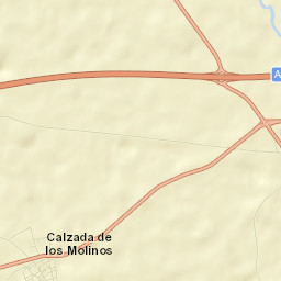 Calzada de los Molinos Street Map