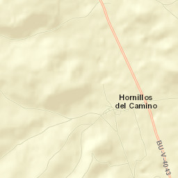 Hornillos del Camino Street Map