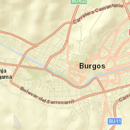 Provincia de Burgos Street Map