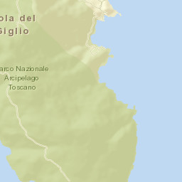 Isola del Giglio Street Map