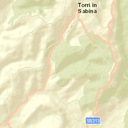 Torri in Sabina Street Map