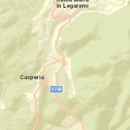 Casperia Street Map