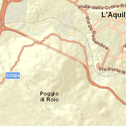 L'Aquila Street Map