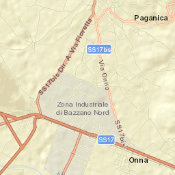 Nucleo Industriale di Bazzano Street Map