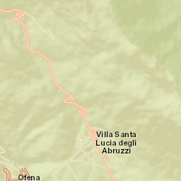 Villa Santa Lucia degli Abruzzi Street Map
