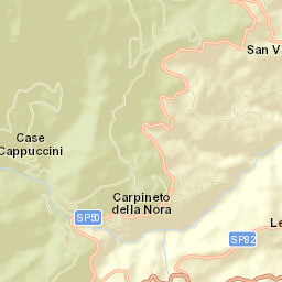 Carpineto della Nora Street Map