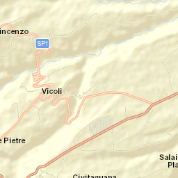 Vicoli Street Map