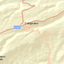 Catignano Street Map
