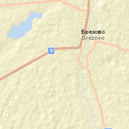 Brezovo Street Map