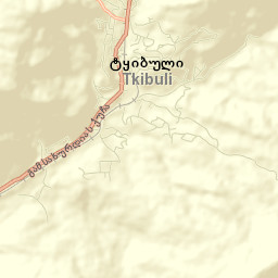 Tqibuli Street Map