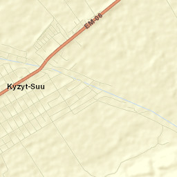Kyzyl-Suu Street Map