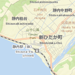 Shizunai-furukawachō Street Map