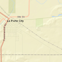 La Porte City Street Map
