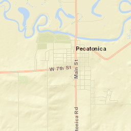 Pecatonica Street Map