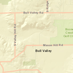 Bull Valley Street Map