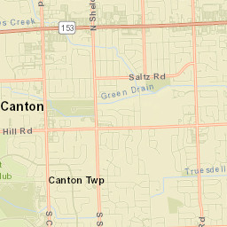 Canton Street Map