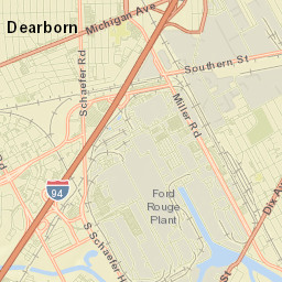 Dearborn Street Map