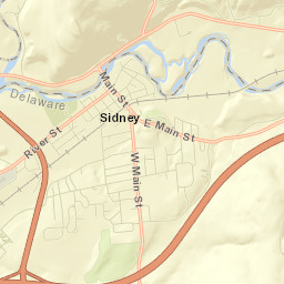 Sidney Street Map