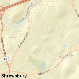 Shrewsbury Street Map