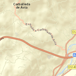 Carballeda de Avia Street Map