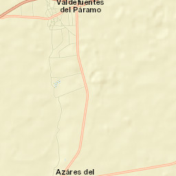 Valdefuentes del Páramo Street Map