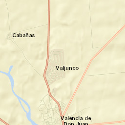 Valencia de Don Juan Street Map