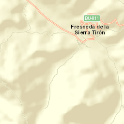 Fresneda de la Sierra Tirón Street Map