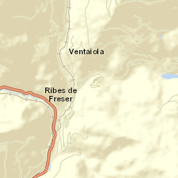 Ribes de Freser Street Map