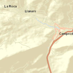 Camprodon Street Map