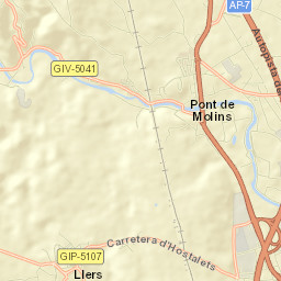 Llers Street Map