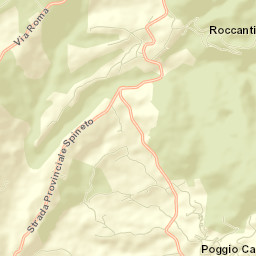 Poggio Catino Street Map