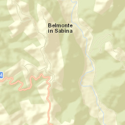 Belmonte in Sabina Street Map