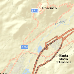 Manoppello Scalo Street Map