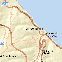 Marina di San Vito Street Map