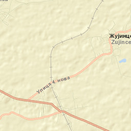 Žujince Street Map