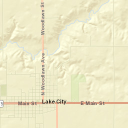 Lake City Street Map