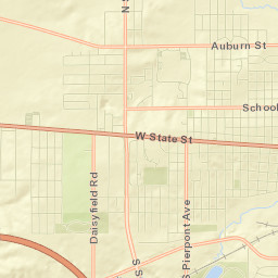 602-614 South Pierpont Avenue, Rockford Street Map