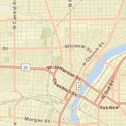 Rockford, Illinois Street Map