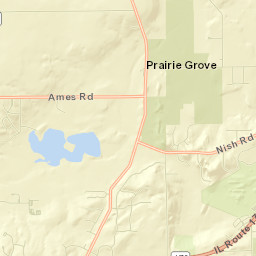 Prairie Grove Street Map