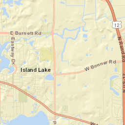 Island Lake Street Map
