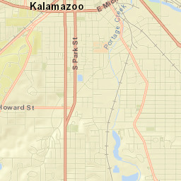 Kalamazoo Street Map