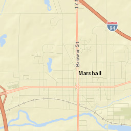 Marshall Street Map